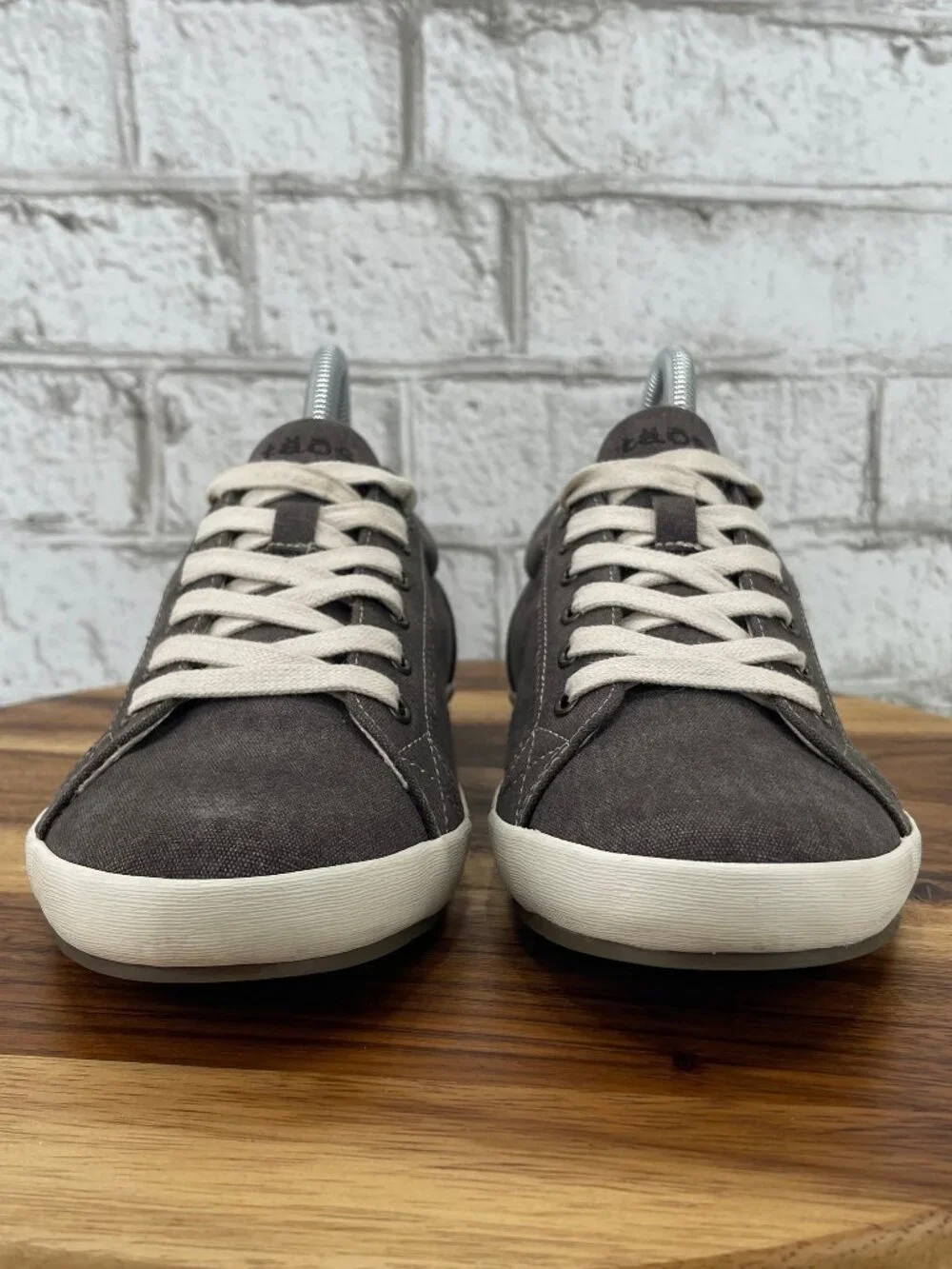 Taos Star 12844 Womens Sz. 9 Charcole Washed Canvas Comfort Casual Shoes